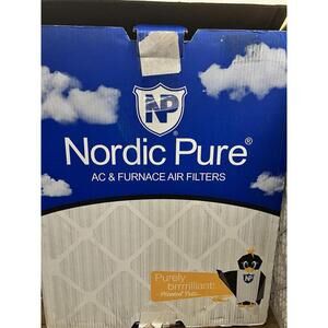 Nordic Pure 16x24x1 MERV 12 Pleated AC Furnace Air Filters 6 Pack